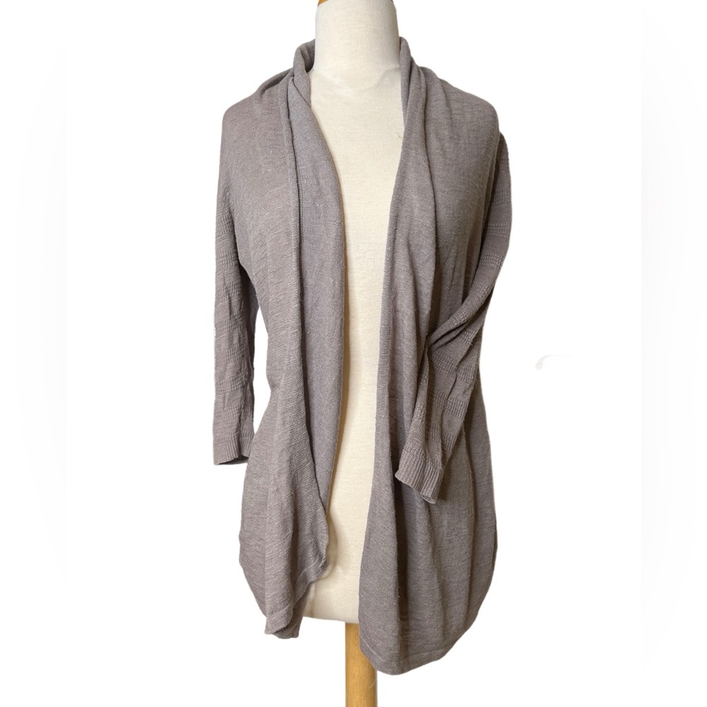 Anthropologie Lightweight Grey Textured Sweater